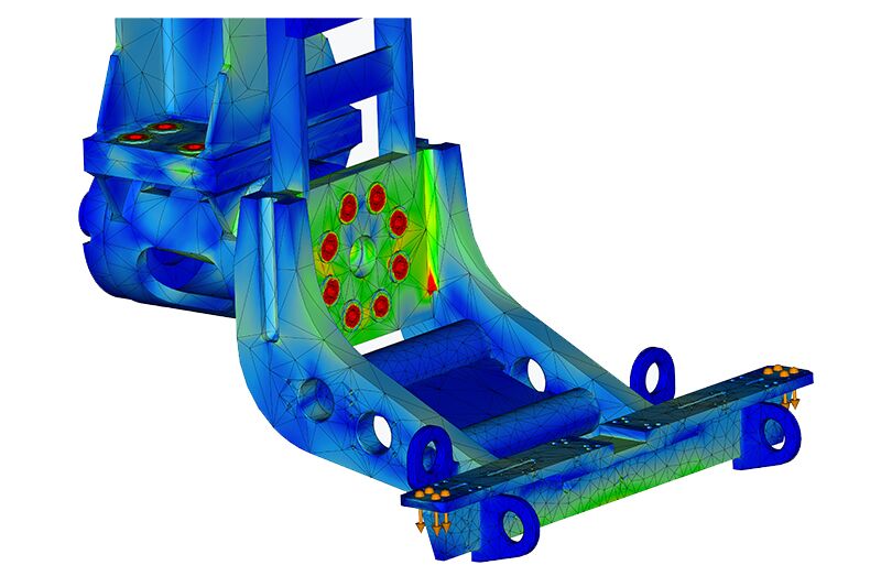 finite element analysis of an industrial fixture